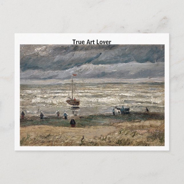  Vincent van Gogh's Beach at Scheveningen Postcard (Front)
