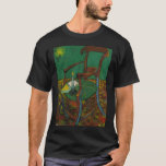 VINCENT VAN GOGH'S GAUGUIN'S CHAIR T-Shirt<br><div class="desc">Copy of Van Gogh's painting done in acrylic by Flowerglass</div>