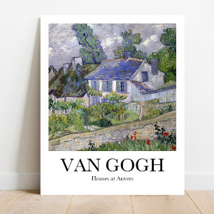 Vincent van Gogh's Houses at Auvers Poster