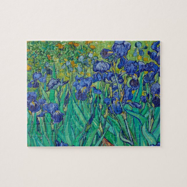 Vincent Van Gogh's Irises Jigsaw Puzzle (Horizontal)