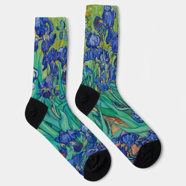 Vincent Van Gogh's Irises Socks (Right)