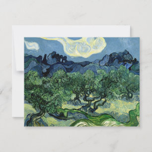 Vincent van Gogh's Olive Trees (1889) Invitation