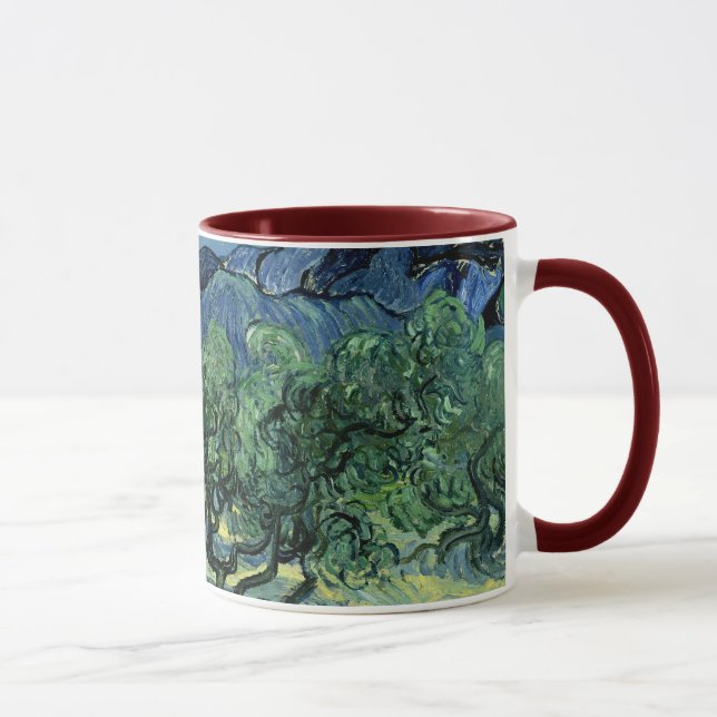 Vincent van Gogh's Olive Trees (1889) Mug (Right)