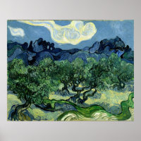 Vincent van Gogh's Olive Trees (1889)