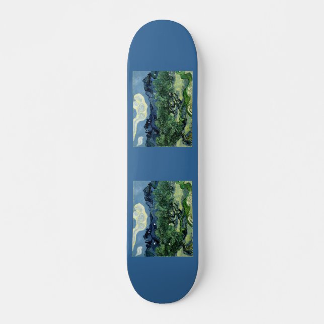 Vincent van Gogh's Olive Trees (1889) Skateboard (Front)