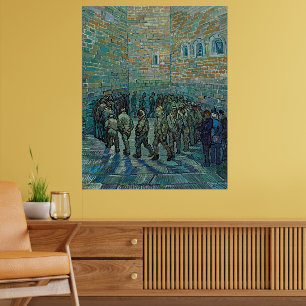 Vincent van Gogh's Prisoners Exercising Poster