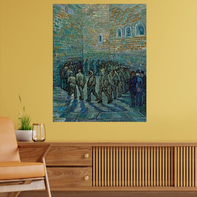 Vincent van Gogh's Prisoners Exercising Poster (Living Room 2)