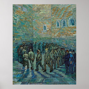 Vincent van Gogh's Prisoners Exercising Poster