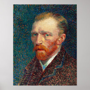 Vincent Van Gogh's Self-Portrait (1887). 11 x 14 Poster