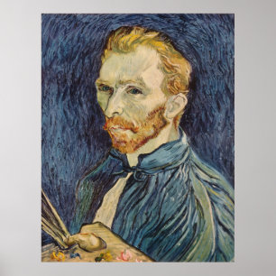 Vincent van Gogh's Self-Portrait, August 1889 Poster