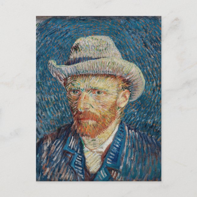 Vincent van Gogh's Self-Portrait  Postcard (Front)