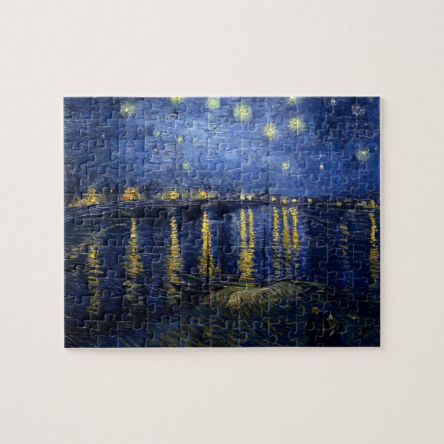 Vincent van Gogh's Starry Night Over the Rhone Jigsaw Puzzle (Horizontal)