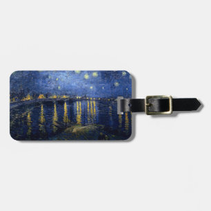Vincent van Gogh's Starry Night Over the Rhone Luggage Tag
