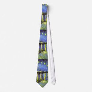Vincent van Gogh's Starry Night Over the Rhone Tie