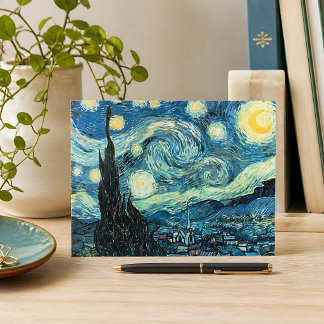 Vincent Van Gogh's Starry Night Postcard