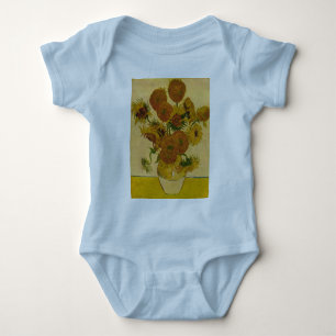 Vincent van Gogh's Sunflowers, 1878 Baby Bodysuit