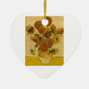 Vincent van Gogh's Sunflowers, 1878 Ceramic Ornament