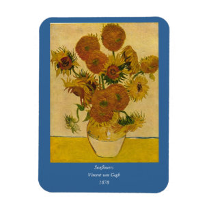 Vincent van Gogh's Sunflowers, 1878 Magnet