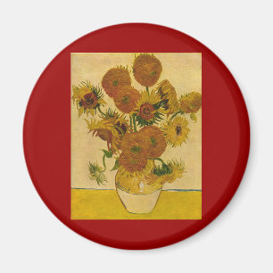Vincent van Gogh's Sunflowers, 1878 Magnet