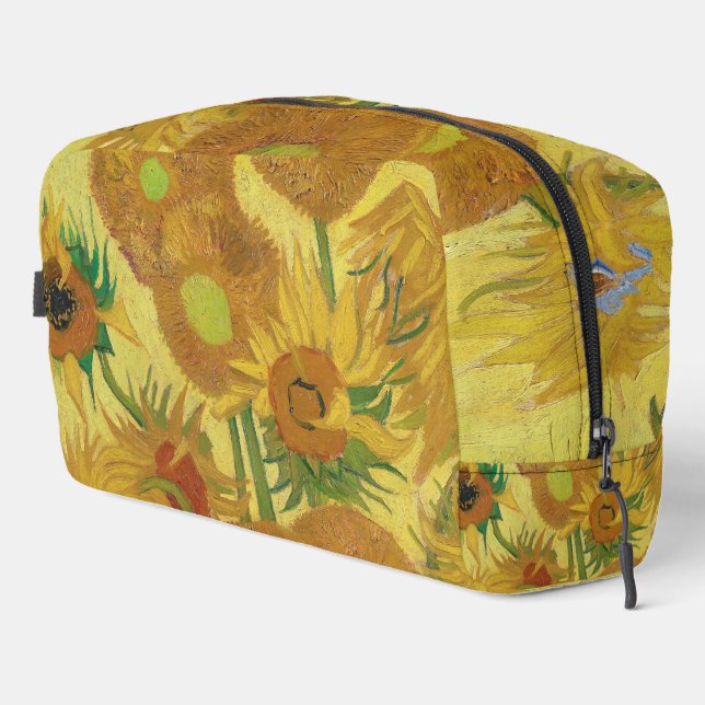 Vincent van Gogh's Sunflowers (1888) Dopp Kit (Right Corner)