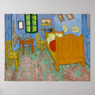 Vincent Van Gogh's The Bedroom (1889) Poster