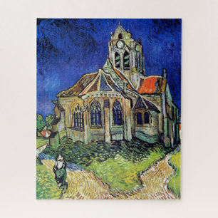 Vincent van Gogh's The Church at Auvers Jigsaw Puzzle