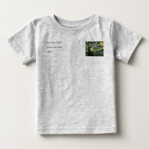 Vincent van Gogh's The Starry Night (1889) Baby T-Shirt