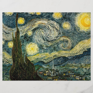 Vincent van Gogh's The Starry Night (1889) Flyer