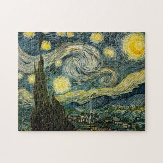 Vincent van Gogh's The Starry Night (1889) Jigsaw Puzzle