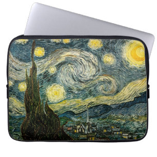 Vincent van Gogh's The Starry Night (1889) Laptop Sleeve