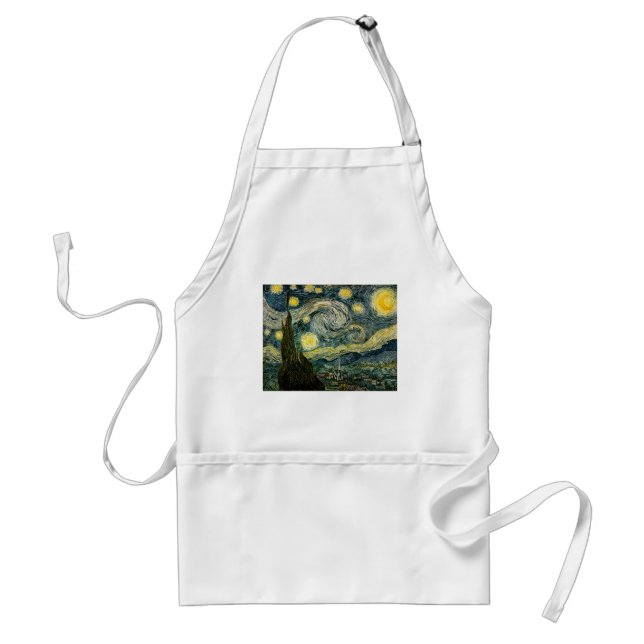 Vincent van Gogh's The Starry Night (1889) Standard Apron (Front)