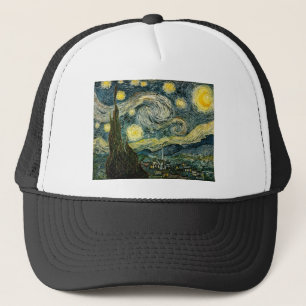 Vincent van Gogh's The Starry Night (1889) Trucker Hat