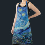 Vincent Van Gogh's The Starry Night Apron<br><div class="desc">Vincent Van Gogh's The Starry Night (1889).</div>