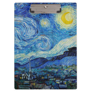 Vincent Van Gogh's The Starry Night Clipboard