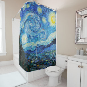 Vincent Van Gogh's The Starry Night Shower Curtain