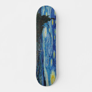Vincent Van Gogh's The Starry Night Skateboard