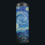 Vincent Van Gogh's The Starry Night Thermal Tumbler<br><div class="desc">Immerse yourself in the mesmerising beauty of Vincent Van Gogh's The Starry Night with this high-quality reproduction art print. Own a piece of art history and let the brilliance of Van Gogh's masterpiece illuminate your surroundings.</div>