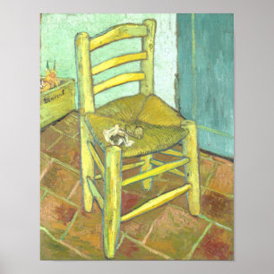 Vincent van Gogh's Van Gogh’s Chair (1888) Poster