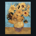 Vincent van Gogh's Vase with Twelve Sunflowers  Poster<br><div class="desc">Vincent van Gogh's Vase with Twelve Sunflowers (1888-1889) famous painting 
 van gogh  ,  art ,  van gogh sunflowers ,  vincent van gogh , 
sunflower ,  van gogh public domain ,  public domain art , 
public domain images</div>