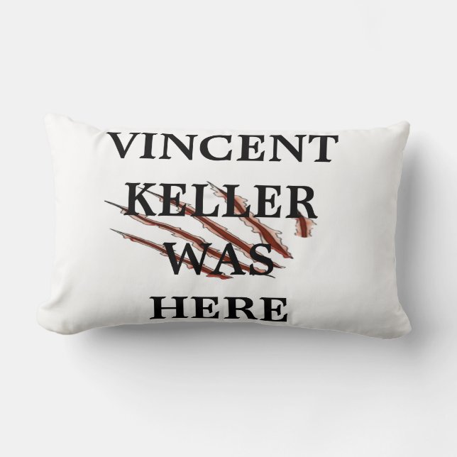 Vincent Was Here Pillow (Front)