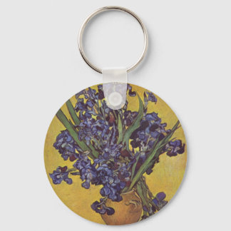 Vincent Willem Van Gogh Iris flowers Key Ring