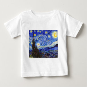 Vincent Willem van Gogh , "Starry Night" Baby T-Shirt