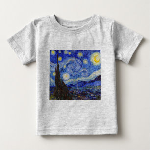Vincent Willem van Gogh, “Starry Night” Baby T-Shirt