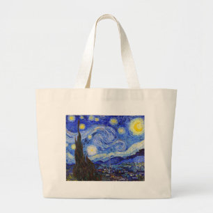 Vincent Willem van Gogh , “ Starry Night ” Large Tote Bag