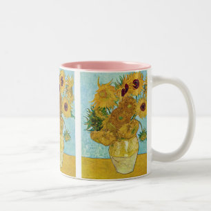 Vincent Willem van Gogh, Sunflower Two-Tone Coffee Mug