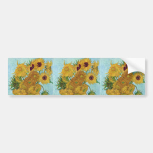 Vincent Willem van Gogh , “ Sunflowers ” Bumper Sticker