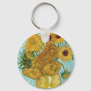 Vincent Willem van Gogh , "Sunflowers" Key Ring