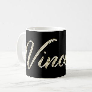 Vincente Name whitegold Tasse Teetasse Coffee Mug