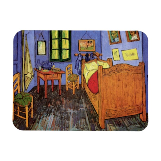 Vincent's Bedroom in Arles by Vincent van Gogh Magnet (Horizontal)