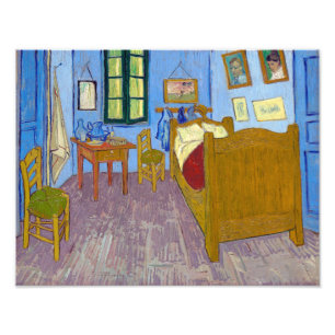 Vincent's Bedroom in Arles   Van Gogh   Photo Print